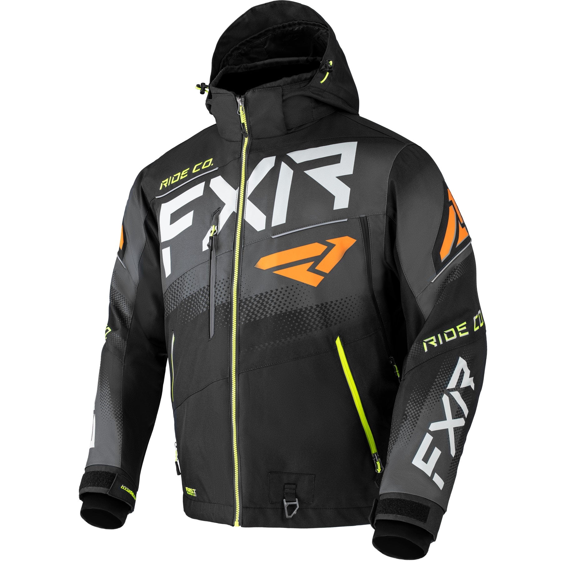 BoostFX_Jacket_BlackCharOrangeHiVis_M_220026-1030_front